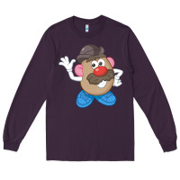 Plum Womens Mr. Potato Head Simple Portrait Long Sleeve Tee - longCreatives