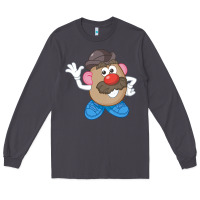Smoke Womens Mr. Potato Head Simple Portrait Long Sleeve Tee - longCreatives