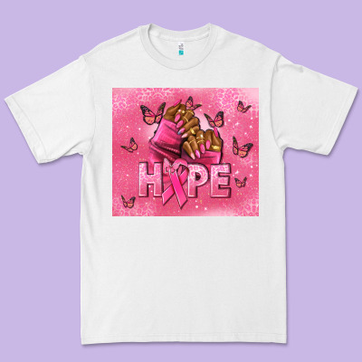 Hope Cancer Nails Premium Tee Designed By Nancycooperartshop