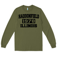 Army Green Haddonfield Illinois Halloween 1978 Halloween Spooky Scary Gift Long Sleeve Tee - longCreatives