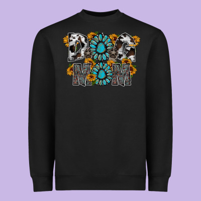 Dog Mom Heavyweight Sweatshirt Designed By Racoondesign