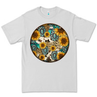 Dove Grey western pattern circle earrings Premium Tee - Jasminsmagicworld