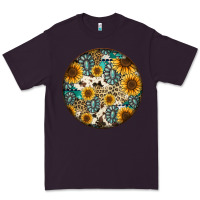 Plum western pattern circle earrings Premium Tee - Jasminsmagicworld