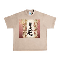 French Oak Rose gold mom leopard glitter Urban Heavy Tee - CowGirlArtShop