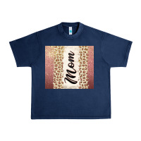 Rose Gold Mom Leopard Glitter Urban Heavy Tee | Teevron