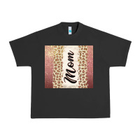 Pigment Black Rose gold mom leopard glitter Urban Heavy Tee - CowGirlArtShop