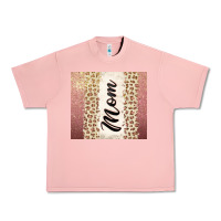 Salmon Rose gold mom leopard glitter Urban Heavy Tee - CowGirlArtShop