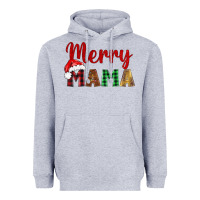 Heather Grey merry mama Heavyweight Hoodie - BarkalooDesign