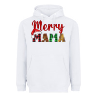 White merry mama Heavyweight Hoodie - BarkalooDesign