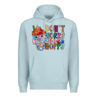 Blue Mist DON T WORRY Be hoppy Easter Premium Hoodie - CowhideDigitalArt