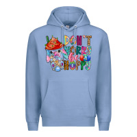Colony Blue DON T WORRY Be hoppy Easter Premium Hoodie - CowhideDigitalArt