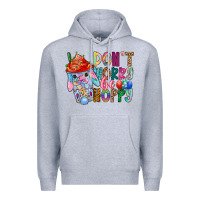 Heather Grey DON T WORRY Be hoppy Easter Premium Hoodie - CowhideDigitalArt