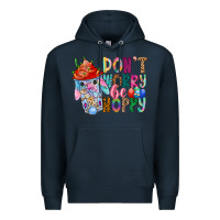 Navy DON T WORRY Be hoppy Easter Premium Hoodie - CowhideDigitalArt