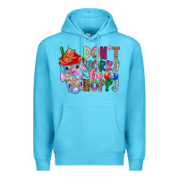 Ocean Blue DON T WORRY Be hoppy Easter Premium Hoodie - CowhideDigitalArt