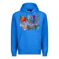 True Royal DON T WORRY Be hoppy Easter Premium Hoodie - CowhideDigitalArt