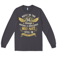 Smoke Mens Vintage 1950s Built In The 50s Fifties Funny 70th Birthday Long Sleeve Tee - longCreatives