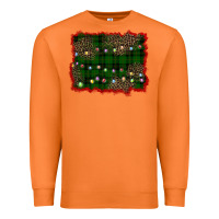 Carrot christmas green plaid background Premium Sweatshirt - BarkalooDesign