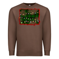 Chestnut christmas green plaid background Premium Sweatshirt - BarkalooDesign