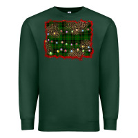 Sports Green christmas green plaid background Premium Sweatshirt - BarkalooDesign