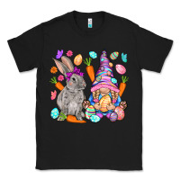 Black Easter gnome and rabbit Easter Day Classic Tee - HowdyJamesFarm