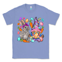 Colony Blue Easter gnome and rabbit Easter Day Classic Tee - HowdyJamesFarm
