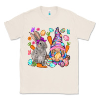 Natural Easter gnome and rabbit Easter Day Classic Tee - HowdyJamesFarm