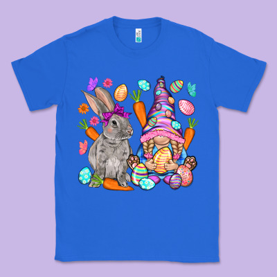 Easter Gnome And Rabbit Easter Day Classic Tee Designed By Howdyjamesfarm