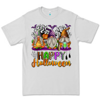 Dove Grey Happy Halloween Gnomes Premium Tee - texasbilliewilder