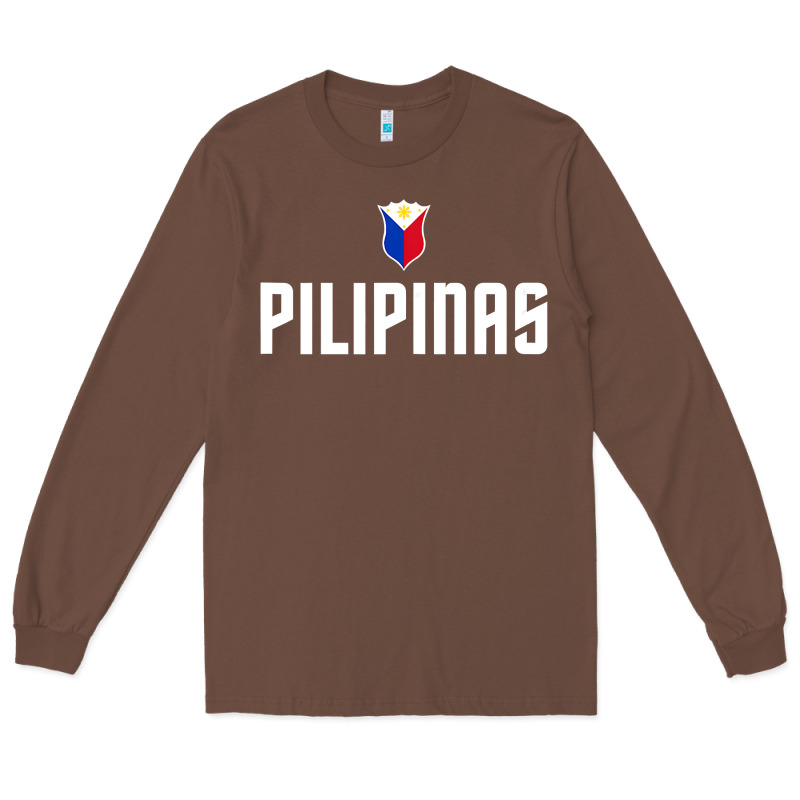 Pilipinas Basketball Wear, Gilas Philippines Casual Wear Long Sleeve Tee by longCreatives | Teevron