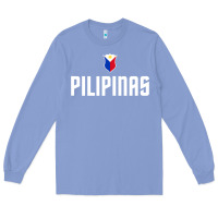 Colony Blue Pilipinas Basketball Wear, Gilas Philippines Casual Wear Long Sleeve Tee - longCreatives
