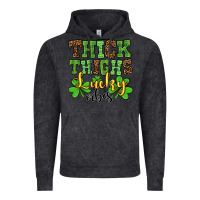 St. Patrick's Thick Thighs Lucky Vibes Vintage Hoodie | Teevron