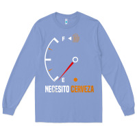 Colony Blue Mexican beer necesito cerveza cool & funny sayings Long Sleeve Tee - longCreatives