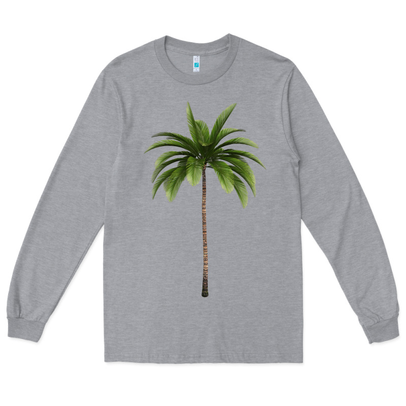 Tropical Palm Tree Long Sleeve Tee by longCreatives | Teevron
