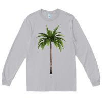 Moon Dust Tropical Palm Tree Long Sleeve Tee - longCreatives