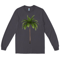 Smoke Tropical Palm Tree Long Sleeve Tee - longCreatives