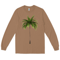 Toasted Coconut Tropical Palm Tree Long Sleeve Tee - longCreatives