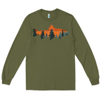 Army Green Trout Fly Fishing Nature Outdoor Fisherman Gift Long Sleeve Tee - longCreatives