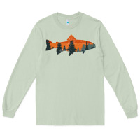 Matcha Trout Fly Fishing Nature Outdoor Fisherman Gift Long Sleeve Tee - longCreatives