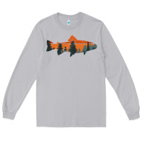 Moon Dust Trout Fly Fishing Nature Outdoor Fisherman Gift Long Sleeve Tee - longCreatives