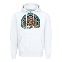 White texas map sunflower leopard cowhide aztec turquoise gemstone rainbow Zipper Hoodie - Artiststas