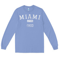 Colony Blue Miami Ohio OH Vintage Long Sleeve Tee - longCreatives