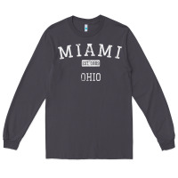 Miami Ohio Oh Vintage Long Sleeve Tee | Teevron