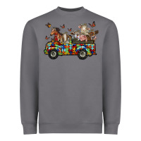 Storm farm animals autism Heavyweight Sweatshirt - RacoonDesign
