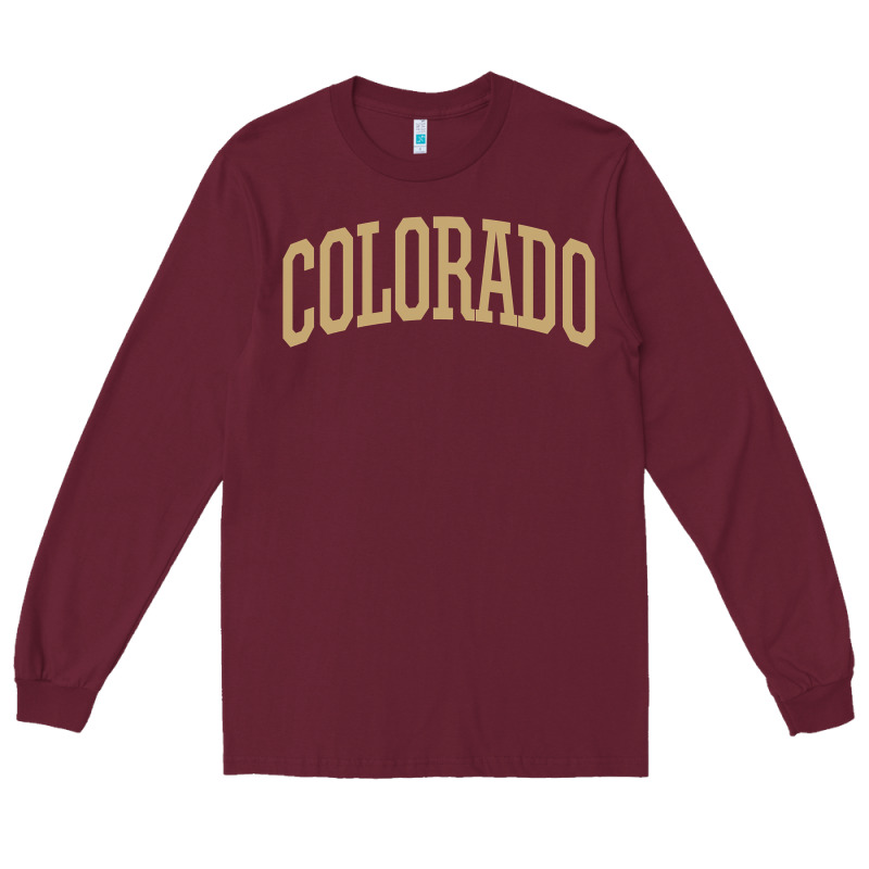 Colorado   Colorado Sports Collegestyle T Co Long Sleeve Tee by longCreatives | Teevron
