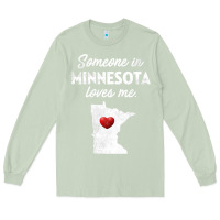 Matcha Someone In Minnesota Loves Me  Minnesota  MN Long Sleeve Tee - longCreatives