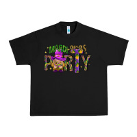 Black Mardi Gras party Urban Heavy Tee - HowdyJamesFarm