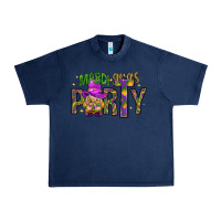 Navy Mardi Gras party Urban Heavy Tee - HowdyJamesFarm