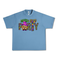 Pebble Blue Mardi Gras party Urban Heavy Tee - HowdyJamesFarm