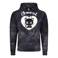 Cloud Black Chococat Sweet Valentine Vintage Hoodie - longCreatives