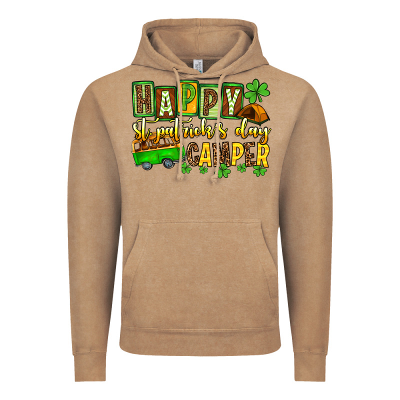 St. Patrick's Happy St. Patrick's Day Camper Vintage Hoodie by OliviaCreatesArt | Teevron